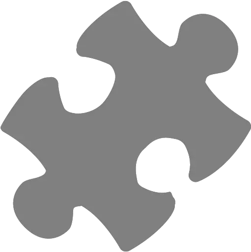 Gray Puzzle 4 Icon Free Gray Puzzle Icons Black Puzzle Logo Png Puzzle Piece Icon
