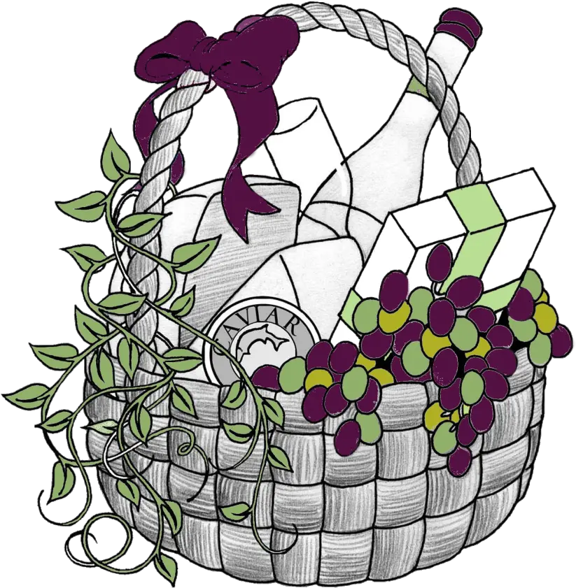 Library Of Picnic Basket With Wine Png Black And Gift Baskets Free Clip Art Picnic Basket Png