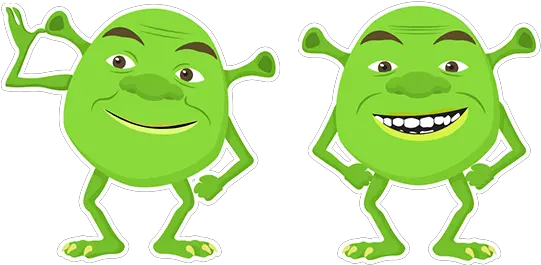 Shrek Wazowski Cursor Cartoon Png Shrek Face Png