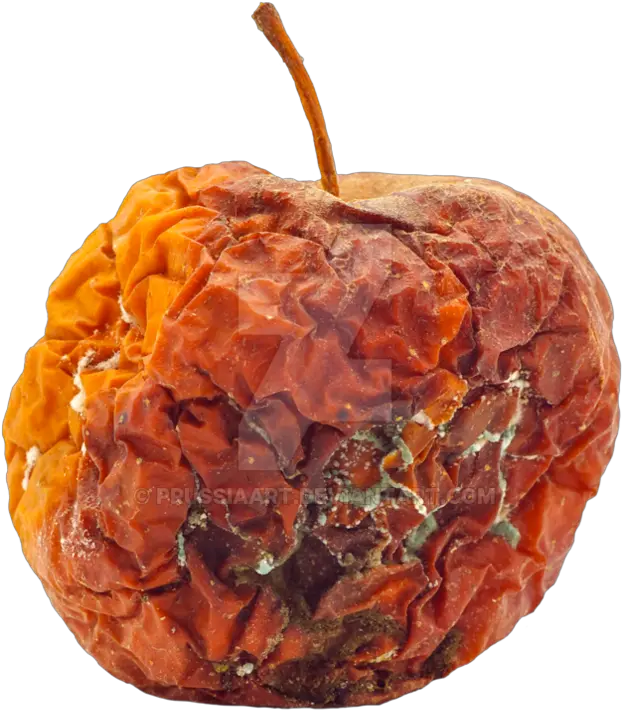 Rotten Apple Png 2 Image Fresh And Rotten Food Fruit Transparent Background
