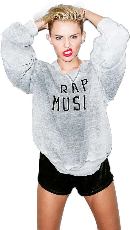 Transparent Miley Cyrus Miley Cyrus Rap Music Png Miley Cyrus Png