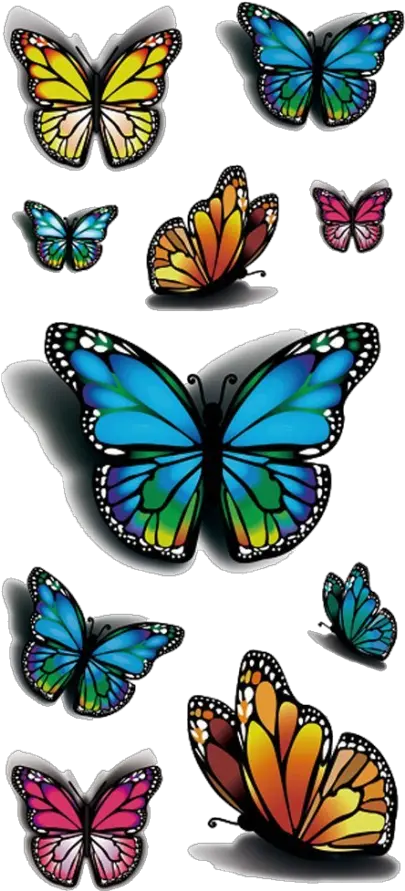 Butterfly Tattoo Design 3d 3d Butterfly Tattoo Designs Png Butterfly Tattoo Png png