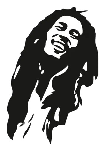 Bob Marley Vector Png Transparent Bob Marley Silhouette Bob Marley Png