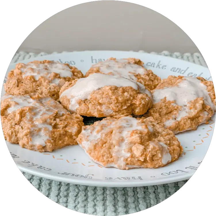 Health In Cookie Form Yes Plz Banana Carrot Cookies With Png Plate Of