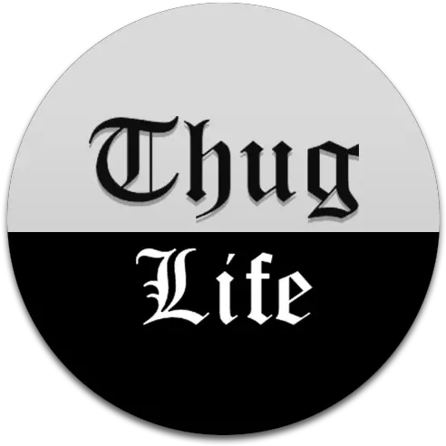 Thug Life Png Download 512512 Free Transparent Thug Circle Thug Life Transparent