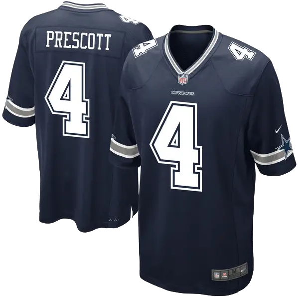 Jersey Mikez Dallas Cowboys Jersey 4 Dak Prescott Png Dak Prescott Png
