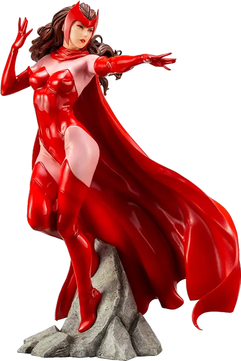 Scarlet Witch Png Kotobukiya Scarlet Witch Statue Scarlet Witch Statue Marvel Png