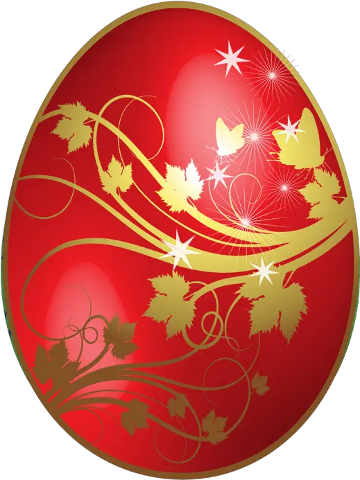 Easter Eggs Transparent Background Png Red Easter Egg Png Easter Egg Transparent