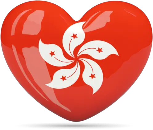 Heart Icon Illustration Of Flag Hong Kong Hong Kong Flag Jpg Png Heart Icon Transparent