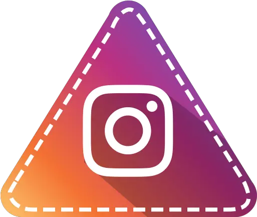 Triangle App Social Colorful Instagram Hexagon Insta Icon Instagram Triangle Png Insta Icon Png