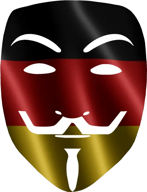 Download Tees T Shirts Anonymous Mask Germany Emblem Png Anonymous Mask Png