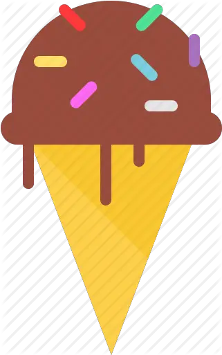 Chocolate Cone Icecream Icon Download On Iconfinder Icecream Icon Png Icecream Icon