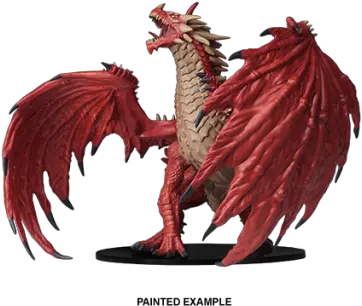 Gargantuan Red Dragon Deep Cuts Pathfinder Miniature Gargantuan Red Dragon Miniature Png Red Dragon Png