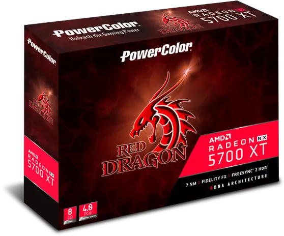 Axrx 5700 Xt 8gbd6 Dhroc Powercolor Powercolor Rx 580 8gb Red Devil Png Red Dragon Png