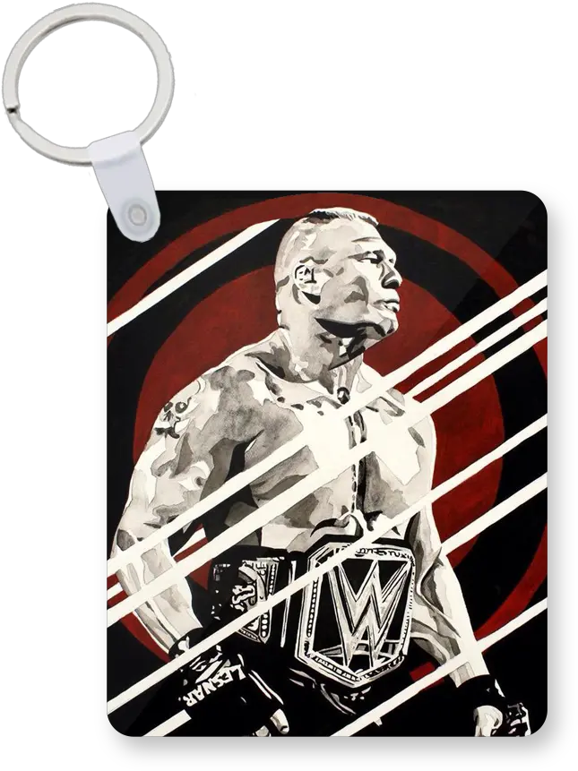 Brock Lesnar Printed Keychain Kc 594 Brock Lesnar Fan Art Png Brock Lesnar Transparent