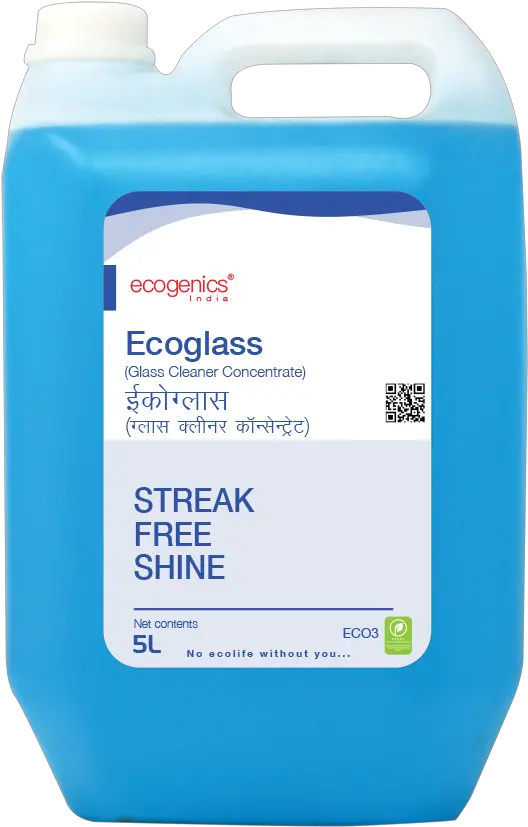 Ecoglass Glass Cleaner Concentrate Ecogenics Plastic Bottle Png Glass Shine Png