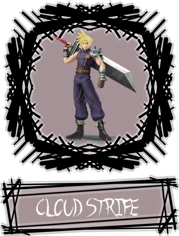 Cloud Strife Png Cloud Strife Ssbr South Yorkshire Portable Network Graphics Cloud Strife Png png