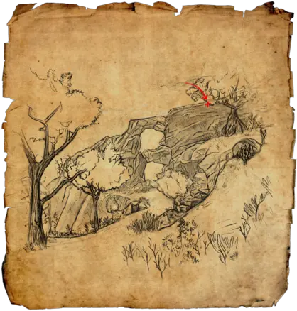 Onlinenorthern Elsweyr Treasure Map Iii The Unofficial Motif Png Treasure Map Png
