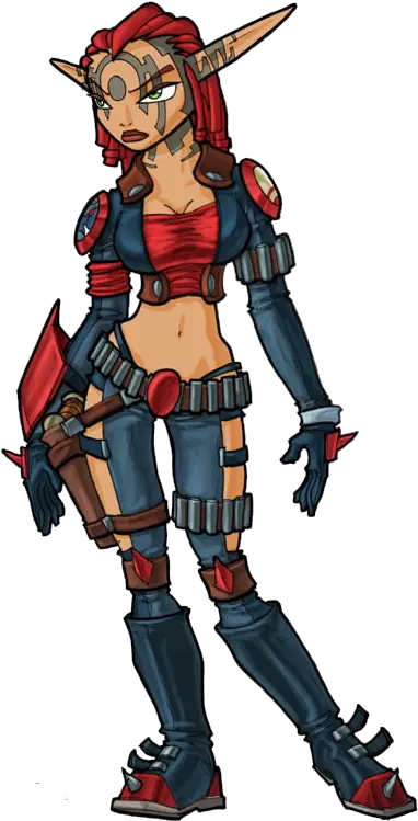 Download Hd Ashlyn From Jak And Daxter Ashelin Jak Jak And Daxter Ashelin Png Jak And Daxter Png