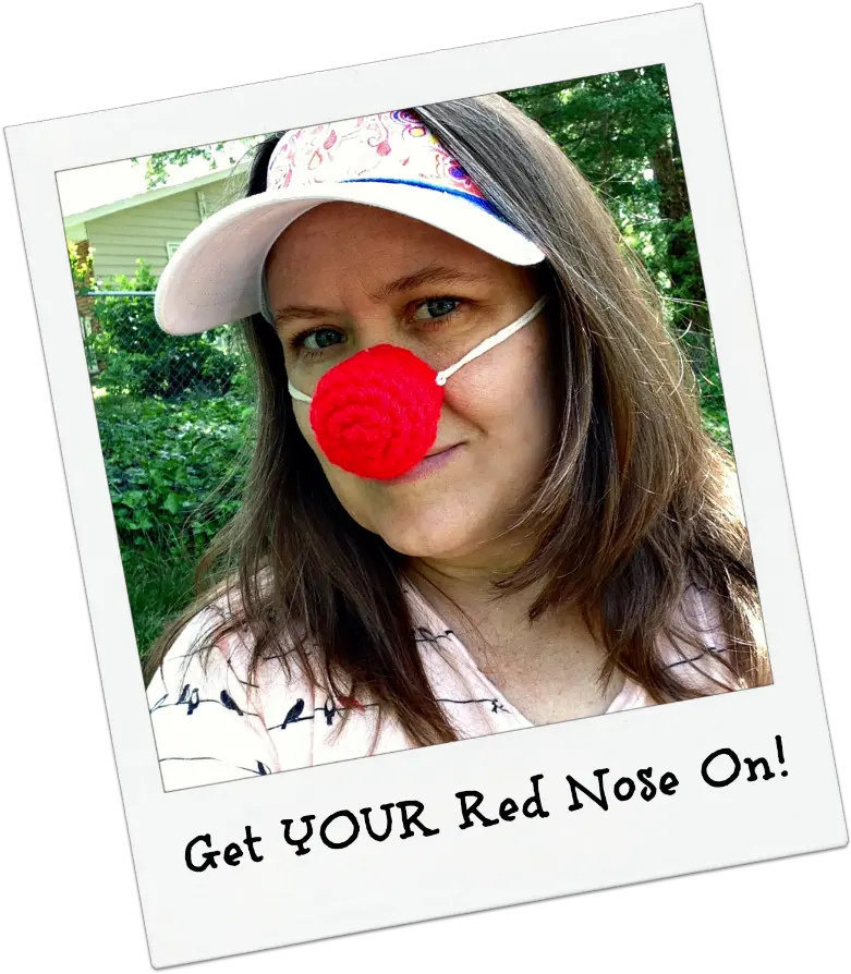 Itu0027s Time To Get Your Red Nose Frogging Along Girl Png Clown Nose Png