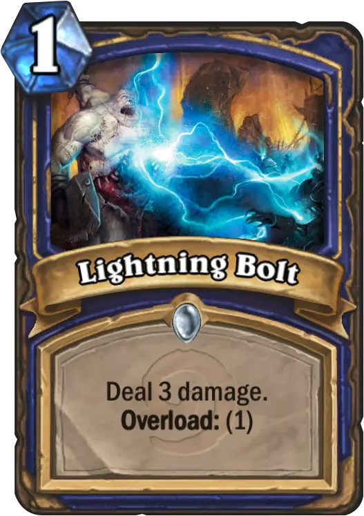 Lightning Bolt Hearthstone Top Decks Lightning Bolt Hearthstone Png Lighting Bolt Png