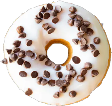 Download Hd Transparent Donuts Vanilla Chocolate Chip Vanilla Donut With Chocolate Sprinkles Png Donuts Transparent