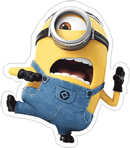 Stuart Minion Transparent Background Minion Sticker Png Minions Transparent