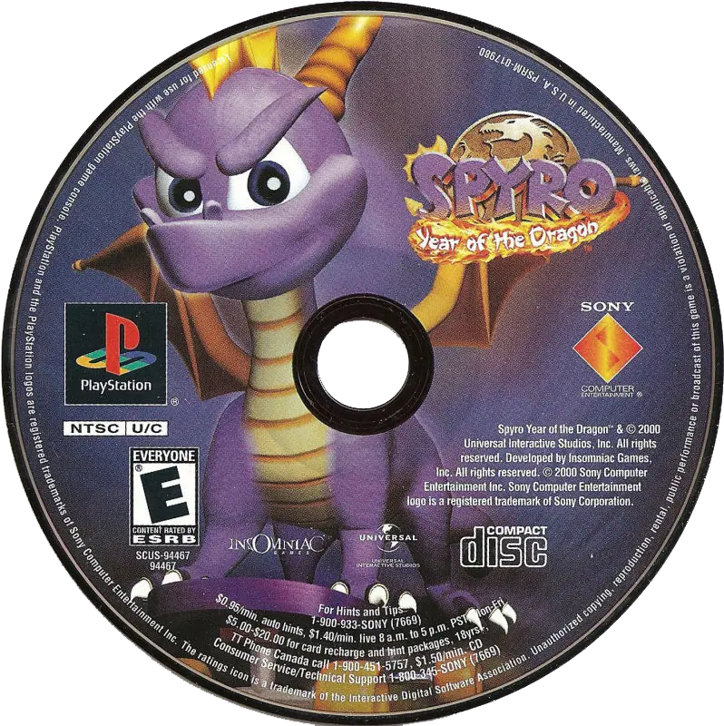 The Dragon Spyro Year Of The Dragon Disc Png Spyro Icon