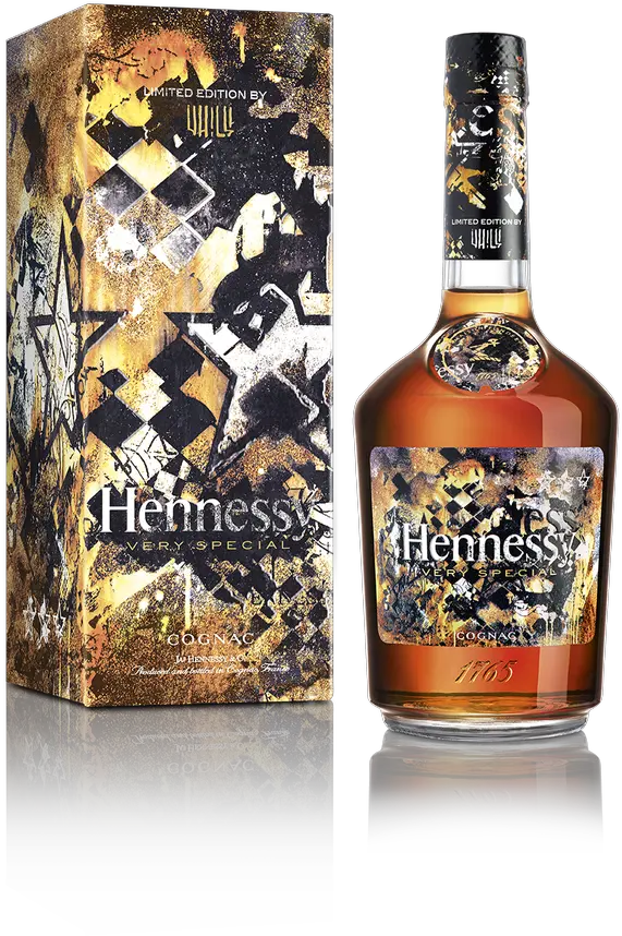 Download Hennessy Vs Vhils Limited Edition Cognac With Box Png