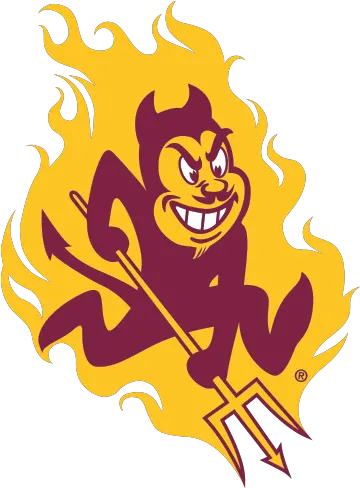 Arizona State Sun Devils Png Devil Logo