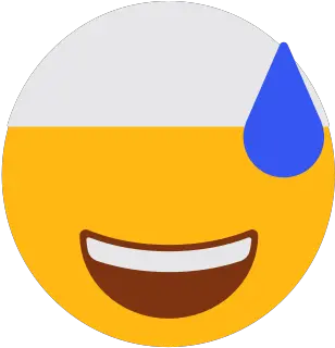 Cap Cold Sweat Emoji Face Islam Smiley Png Sweat Emoji Png