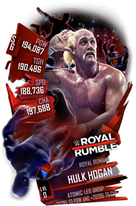 Hulk Hogan Hollywood Wwe Supercard Royal Rumble Png Hulk Hogan Transparent