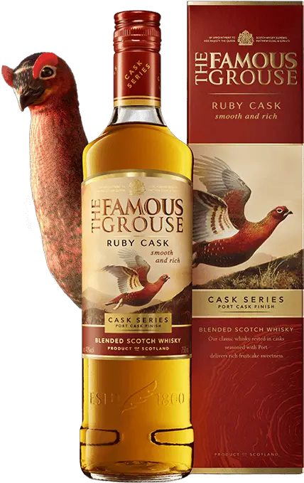 Home The Famous Grouse Famous Grouse Ruby Cask Png Whiskey Bottle Png