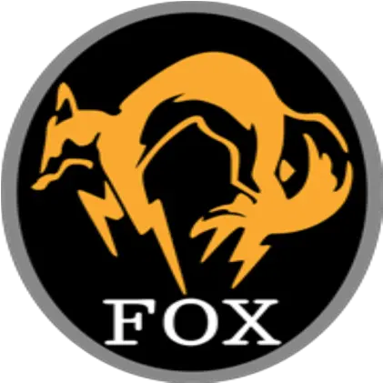 Transparent Fox Logo From Mgs3 Solidsnake43 Roblox Png Fox Logo Transparent