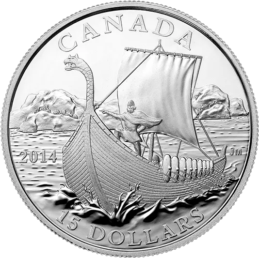 Silver Coin Canada Canada Viking Coin Png Silver Coin Png