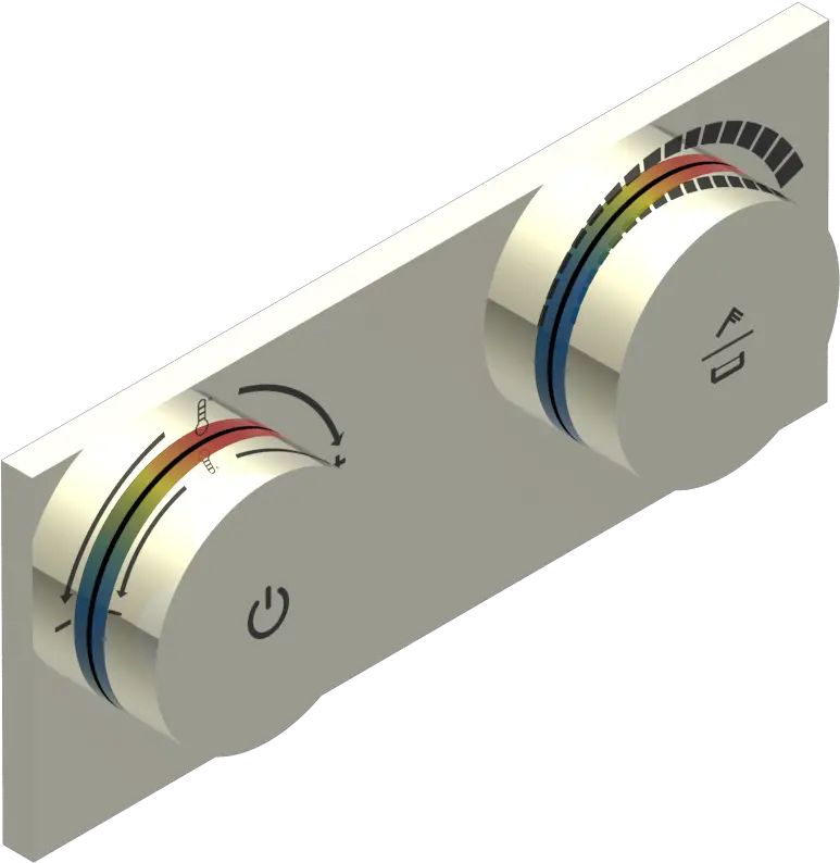 Trim For Electronic Wall Mounted Bath Control Onoff And Cylinder Png Ti Icon