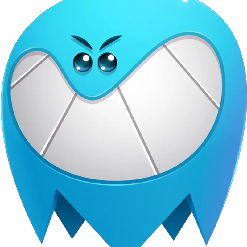 Blue Ghost Evil Smile Eye Transparent Png Free Download Clip Art Evil Smile Icon