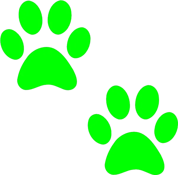Wildcat Clipart Claw Green Cat Paw Print Png Claw Transparent