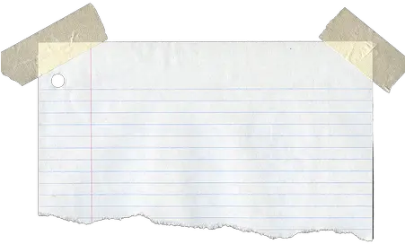 Download Hd Torn Note Paper Png Envelope Notebook Paper Png
