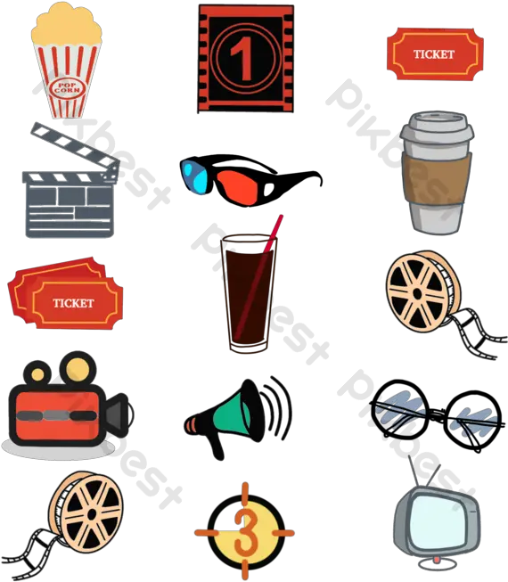 Movie Icon Vector Psd Free Download Pikbest Sweetened Beverage Png Image Icon Vector