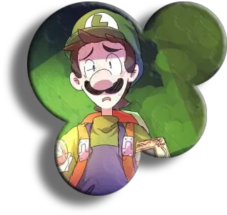 Shygreenie Twitter Cartoon Png Luigi Head Png