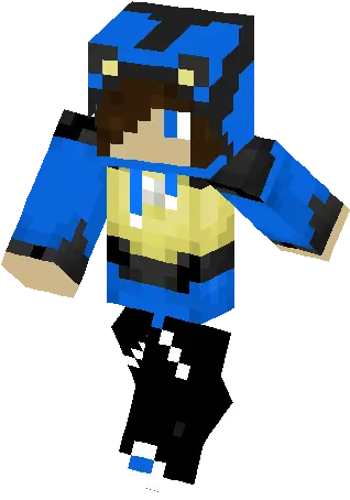 Minecraft Skin Lucario Png Hoodie Minecraft Blue Skin Lucario Png