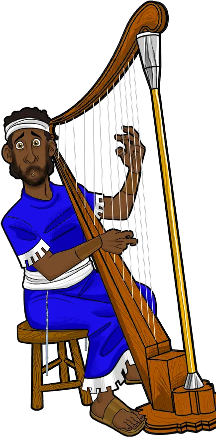 Harp Clipart Free Download David Playing The Harp Png Harp Png