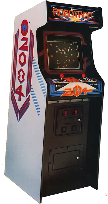 Defrobocab Arcade Classic Nintendo Games Robotron 2084 Png Arcade Cabinet Png