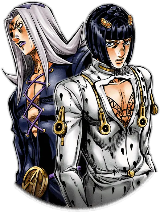 Bruno Bucciarati And Leone Abbacchio Leone Abbacchio And Bruno Png Giorno Hair Png