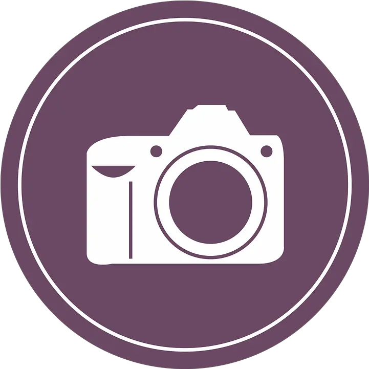 Flat Pink Icon Badge Clip Art Camera Png