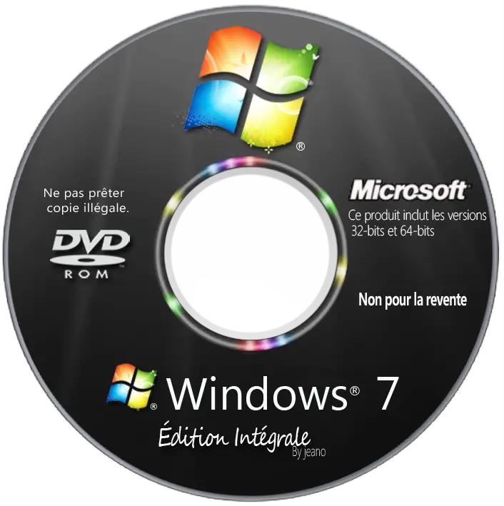 Windows Cd Cover Png Transparent Image Dvd Installer Windows 7 Cd Cover Png