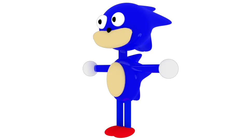 Blender Png Image With No Sanic Transparent Background Sanic Png