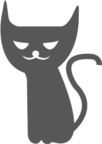 Creepy Halloween Cat Black Cat Monster Transparent Background Png Creepy Transparent