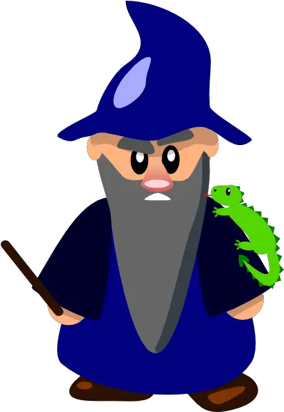 Wizard U0026 Lizard Opengameartorg Cartoon Png Wizard Beard Png